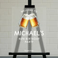 Custom Party Sign for Men Birthdays – 6 Playful Design