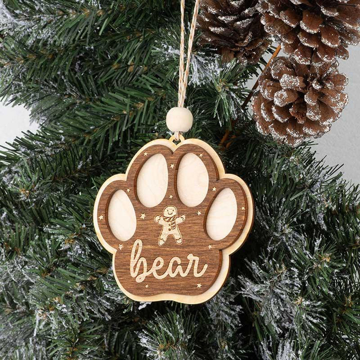 Christmas Paw Ornament - GiftShire