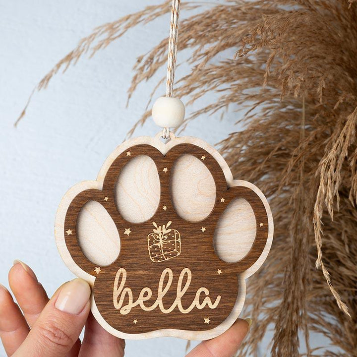 Christmas Paw Ornament - GiftShire