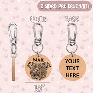 Custom Pet Keychain - GiftShire