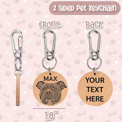 Custom Pet Keychain - GiftShire