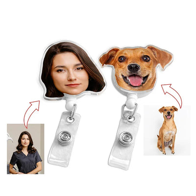 Custom Photo Badge Reel For Nurses & Doctors