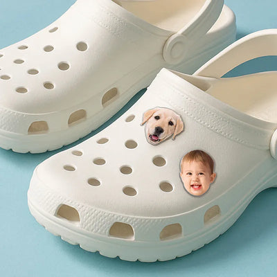Custom Photo Cut Out Crocs Accessories