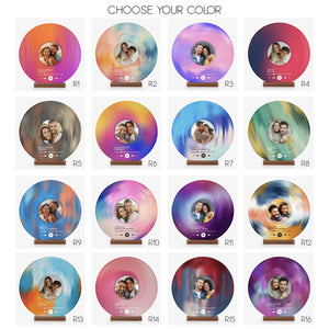 Custom Photo Engraved Music Record Plaque - GiftShire