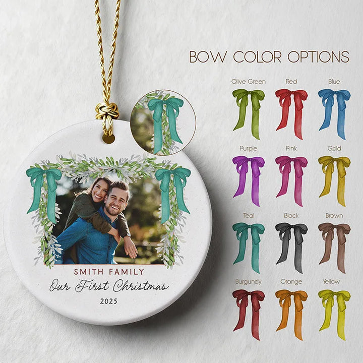 Handcrafted Ceramic Bisque Ornament - Custom with Family Photo – GiftShire