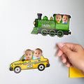 Custom Photo Kids Face Car, Truck, Train Gift Vehicle Magnet