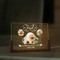 Custom Photo Pet Memorial Night Light - Forever in Our Hearts