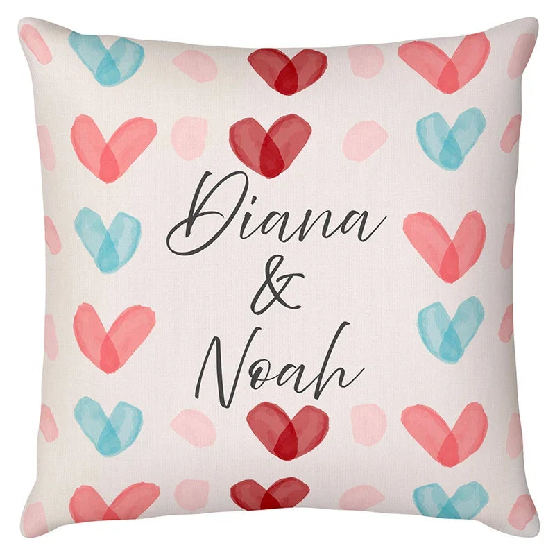 Custom Pillowcase for Valentine Couples Who Love Good Cuddle