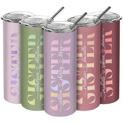 Custom Sister Gifts – Matching Custom Tumblers for BFF