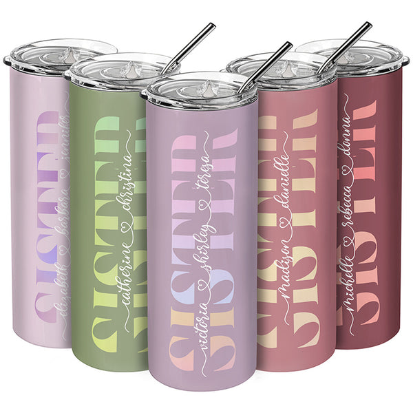 Custom Sister Gifts – Matching Custom Tumblers for BFF