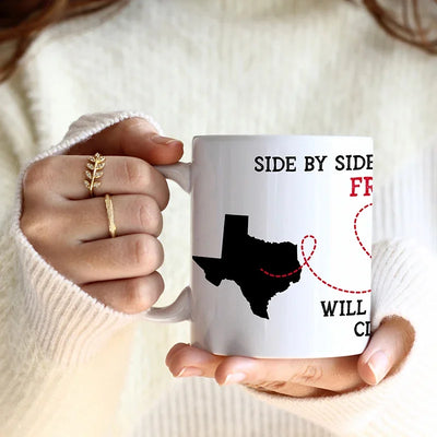 Custom State Connection Mug, Long Distance Gift For Everyone