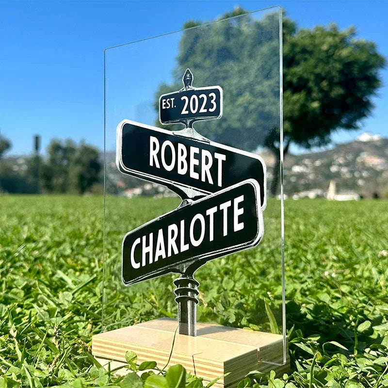 Custom Street Name Sign & Decorative Plaque - GiftShire