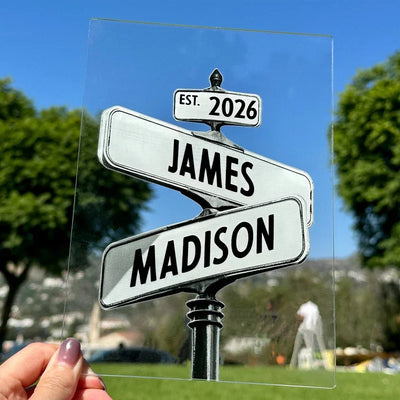 Custom Street Name Sign & Decorative Plaque - GiftShire