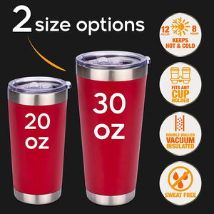 Custom Tumbler Gift for Realtors with Real Estate Agent Logo - GiftShire