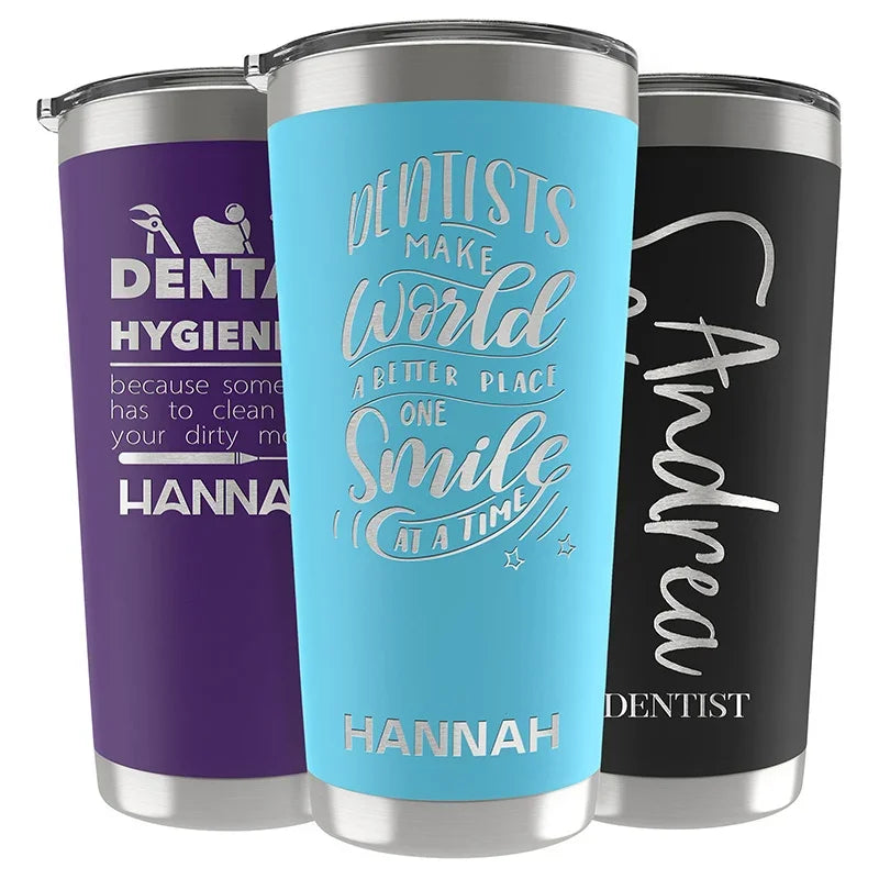 Custom Tumbler Gifts for Dentists & Dental Hygienists - GiftShire