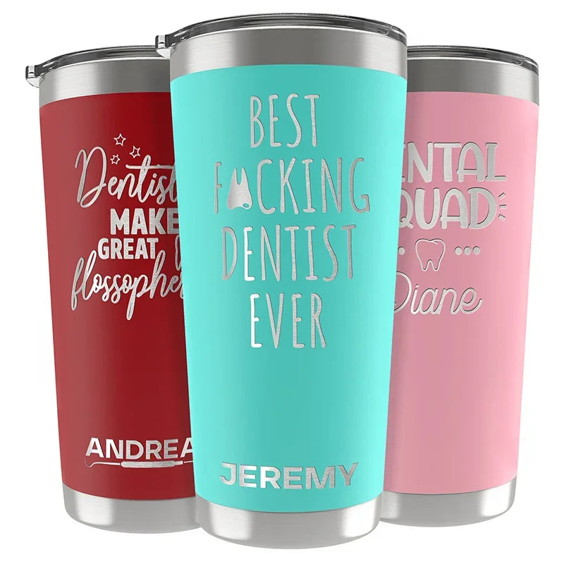 Custom Tumbler Gifts for Dentists & Dental Hygienists - GiftShire