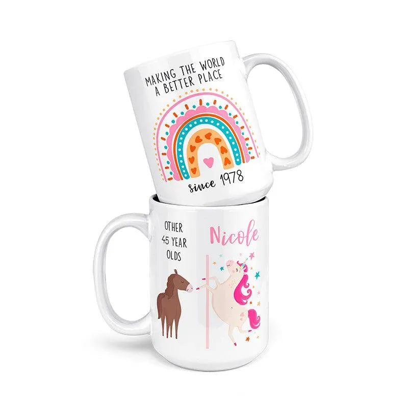 Unique Birthday Gift Design - New Year Custom Mug - GiftShire