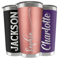 Custom Vacuum Insulated Tumbler with Engraved Name - GiftShire