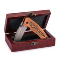 Boyfriend's Personalized Pocket Knife with Gift Box