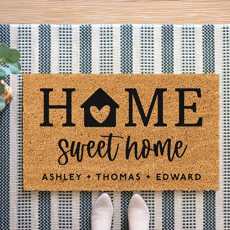 Custom Welcome Doormat – 20 Design Options - GiftShire