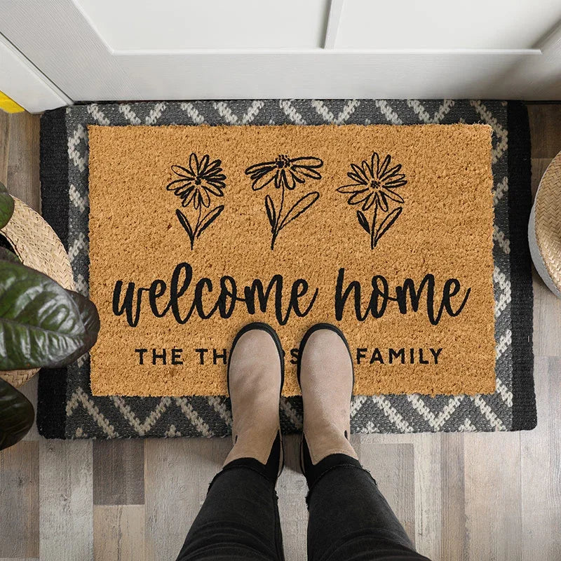 Custom Welcome Doormat – 20 Design Options - GiftShire