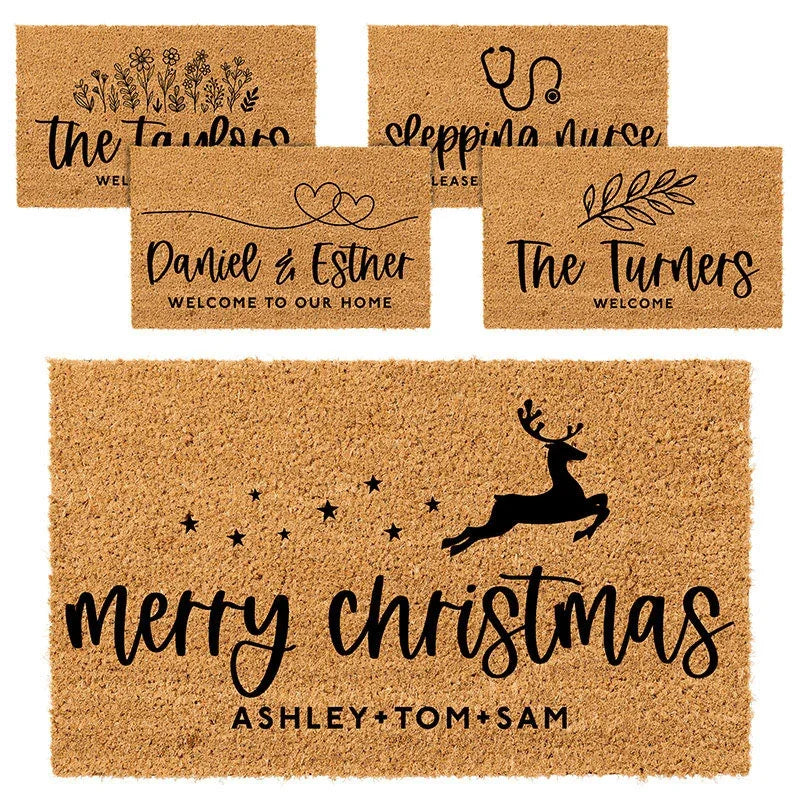 Custom Welcome Doormat – 20 Design Options - GiftShire