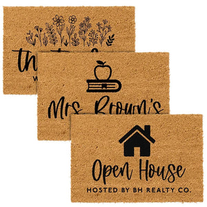 Custom Welcome Doormat – 20 Design Options - GiftShire