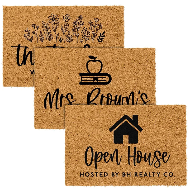 Custom Welcome Doormat – 20 Design Options - GiftShire