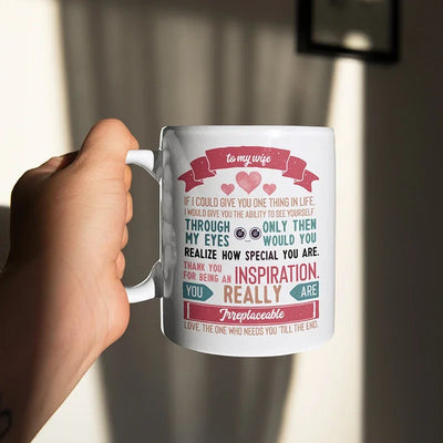 Custom Wife Illustration Coffee Mug