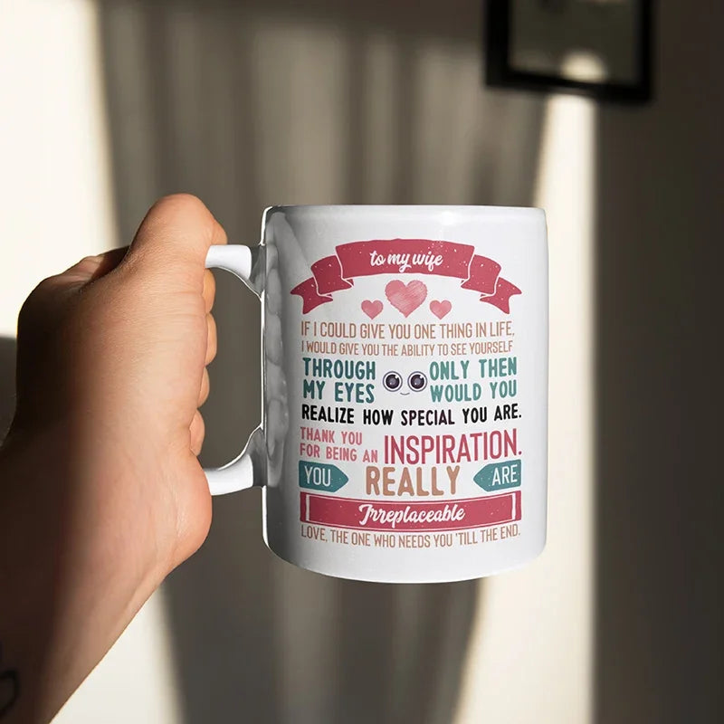 Custom Wife Illustration Coffee Mug