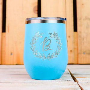 Custom Wine Tumbler - Stainless Steel Safe to Drink - GiftShire