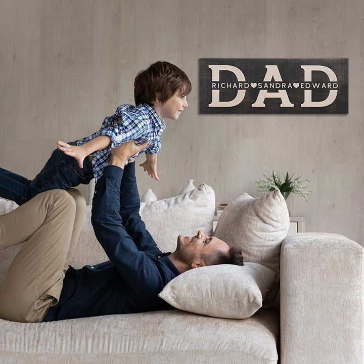Custom Wooden Dad Sign - GiftShire