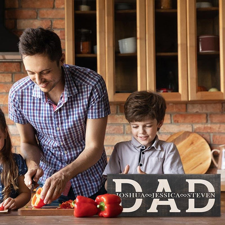 Custom Wooden Dad Sign - GiftShire