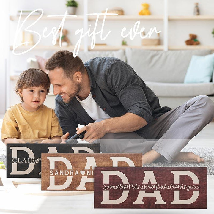 Custom Wooden Dad Sign - GiftShire