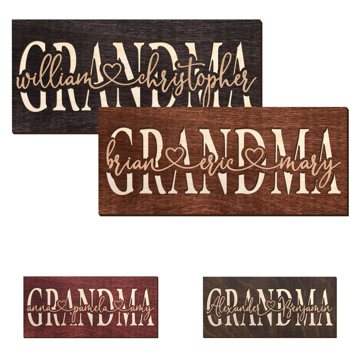Custom Wooden Grandma Sign - GiftShire