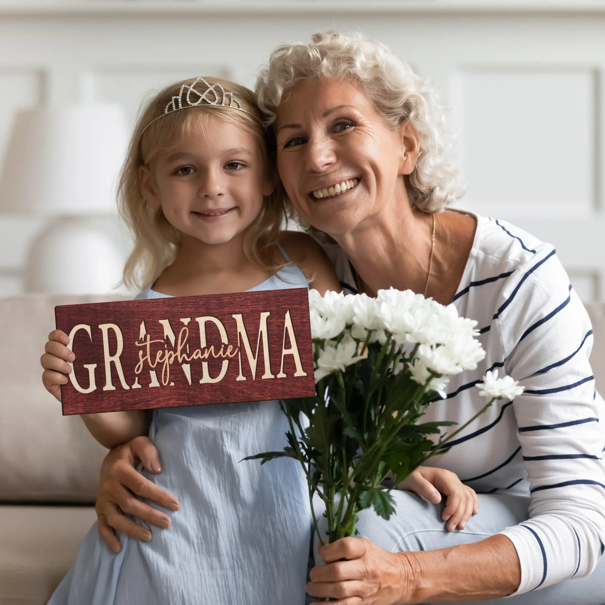 Custom Wooden Grandma Sign - GiftShire