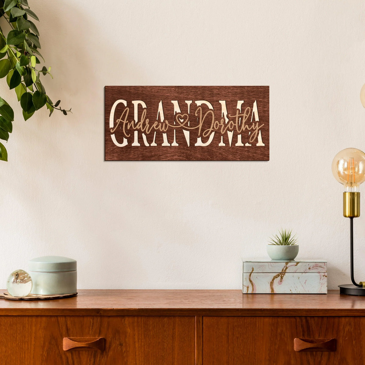 Custom Wooden Grandma Sign - GiftShire