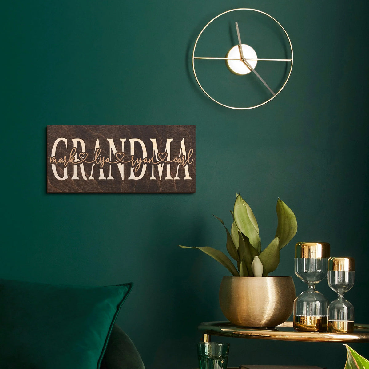 Custom Wooden Grandma Sign - GiftShire