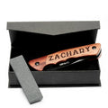 Custom Wooden Handled Knife with Name Engraved by Ozkurt - GiftShire