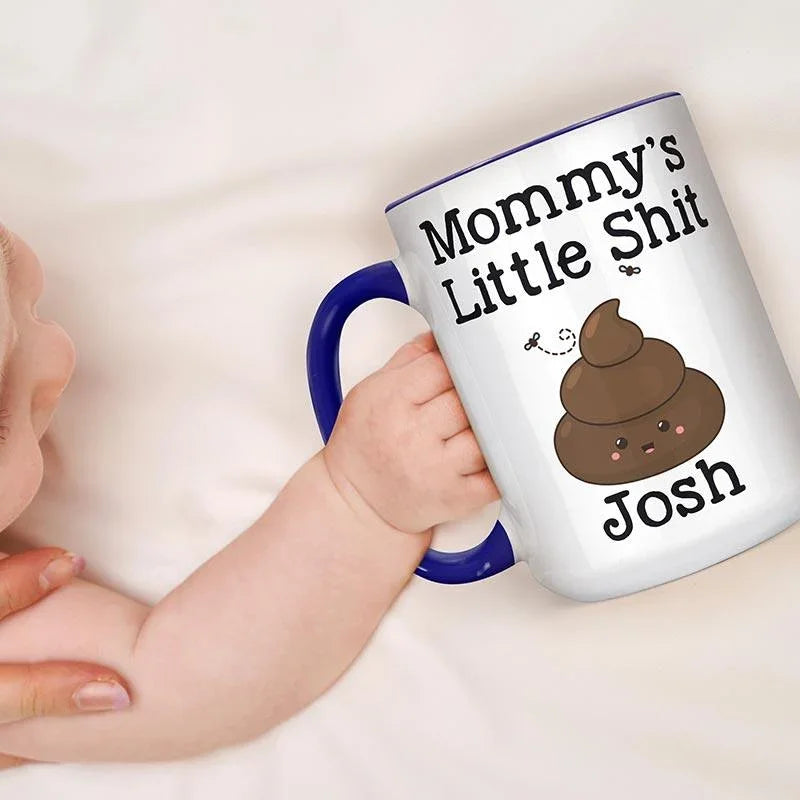 Customize Mommy’s Little Shits Name Mug - GiftShire