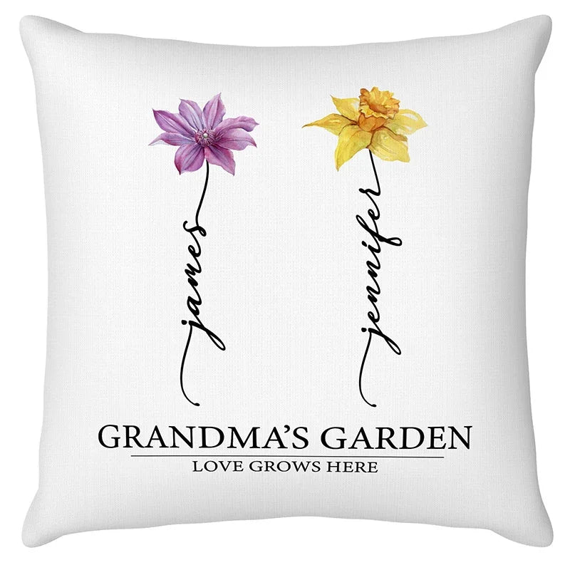 Customize Your Birthday Flowers with Name on Pillow - GiftShire