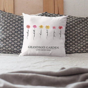 Customize Your Birthday Flowers with Name on Pillow - GiftShire