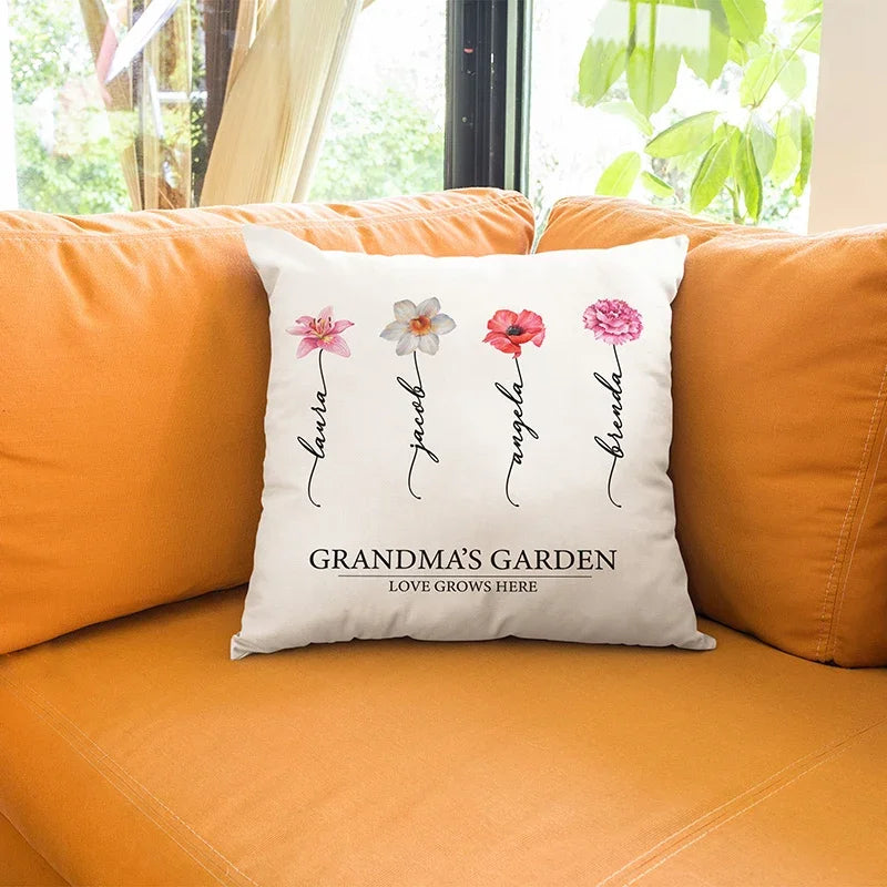 Customize Your Birthday Flowers with Name on Pillow - GiftShire