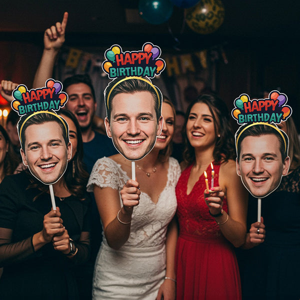 Customize Your Face on Stick – Choose Hilarious Hat