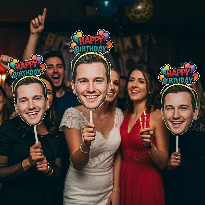 Customize Your Face on Stick – Choose Hilarious Hat