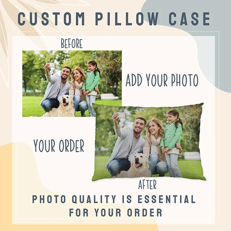 Customize Your Own Photo Pillowcase - 30X20 - GiftShire