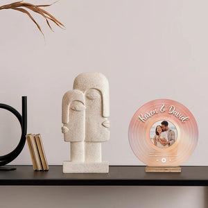 Customize Your Vinyl Record - Round Photo Print Disc - GiftShire