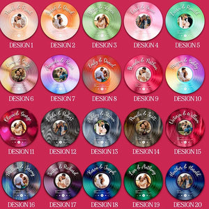 Customize Your Vinyl Record - Round Photo Print Disc - GiftShire