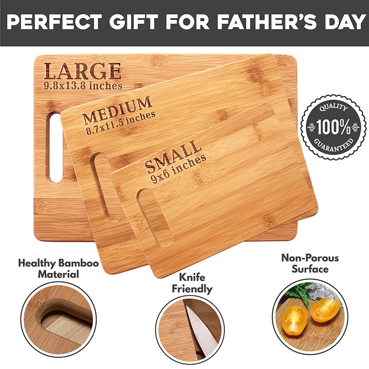 Customized Cutting Board for Fathers Who Love To Cook - GiftShire