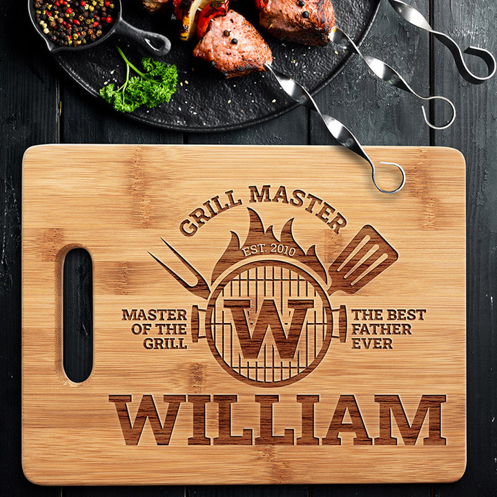 Customized Cutting Board for Fathers Who Love To Cook - GiftShire
